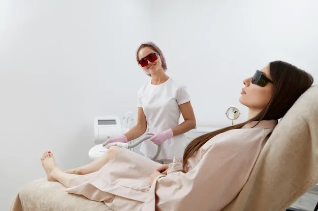 Consultation process for laser treatment