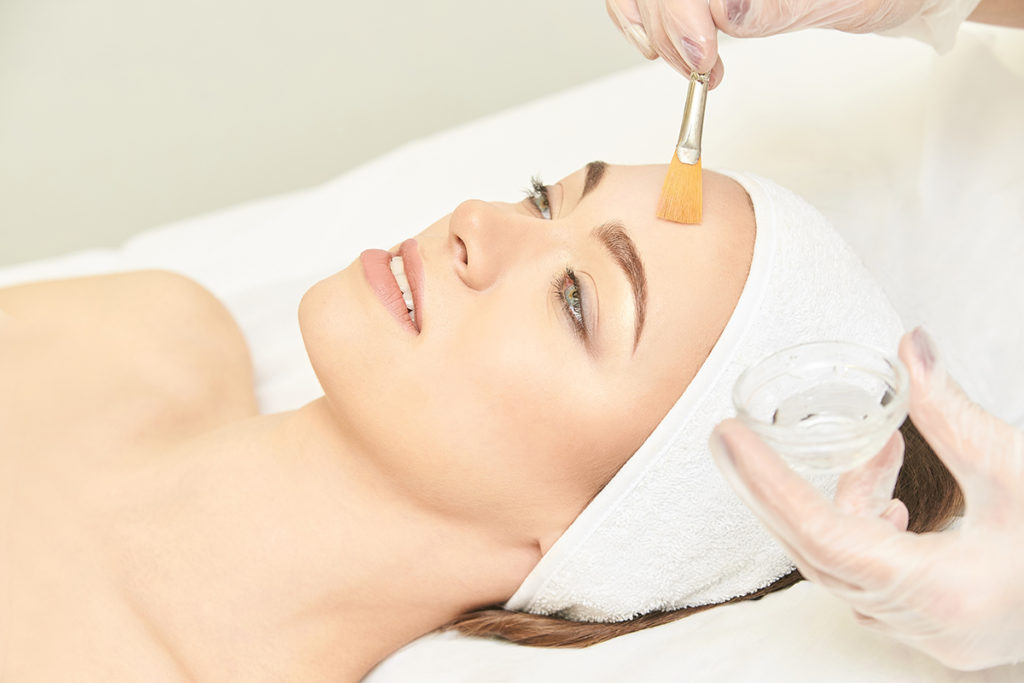 The aestheticians at Mirror Mirror Beauty Boutique in Houston, Texas, offer chemical peels to rejuvenate aging skin and help their patients turn back the hands of time.