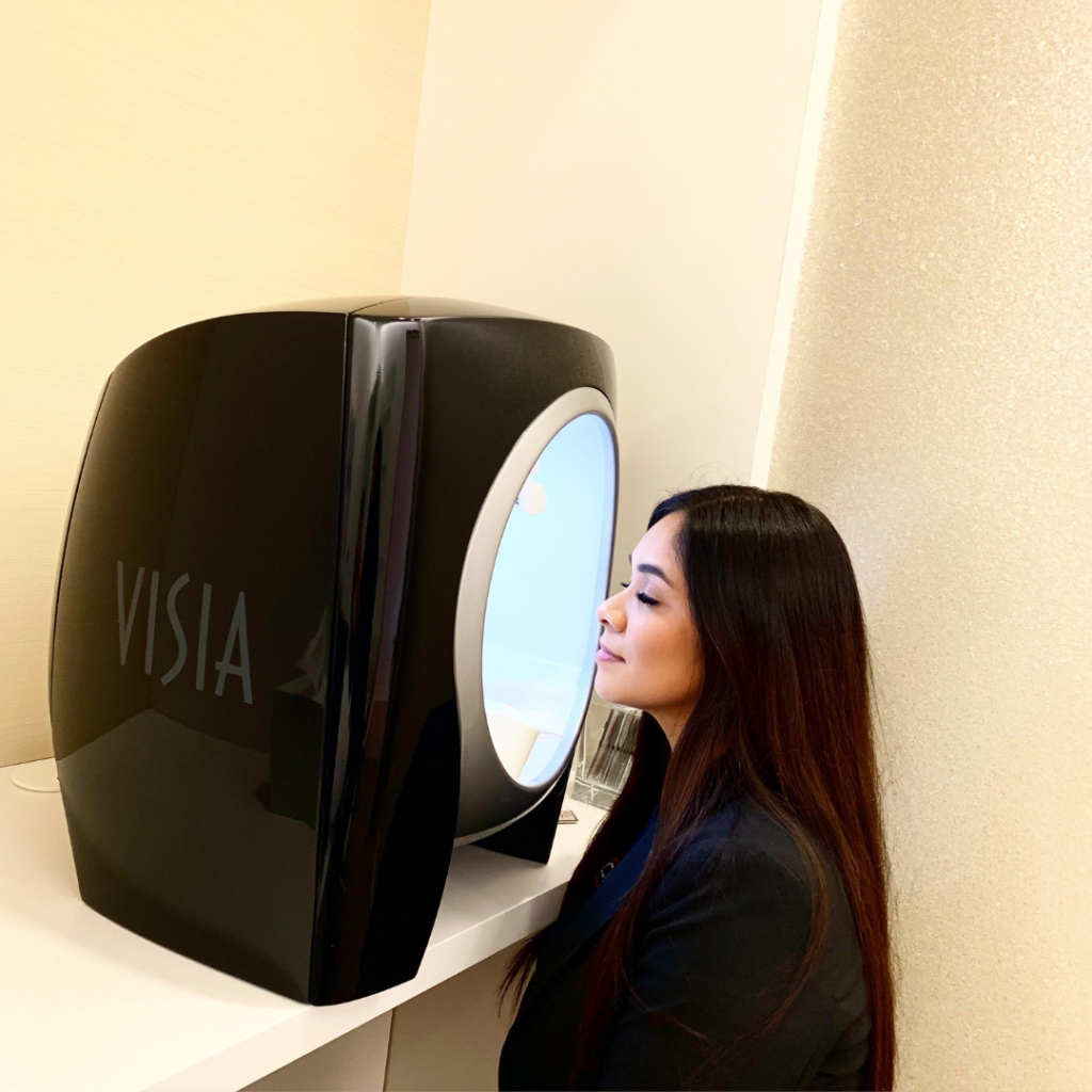 Visia takes only a few minutes in the office.  The quick procedure is completely pain-free.