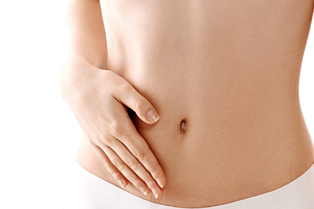 Close-up of a toned abdomen highlighting potential CoolSculpting results