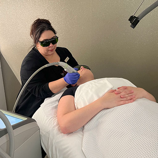 Laser Genesis is a restorative, noninvasive treatment designed to reduce wrinkles, large pores, and splotchy redness.