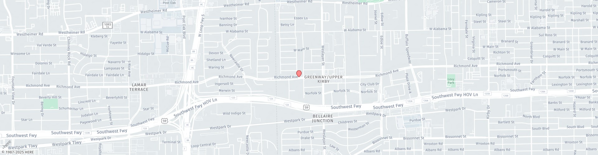 Location Map: 4208 Richmond Ave Houston, TX 77027